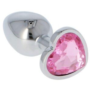 PLUG CORAZÓN ROSA L