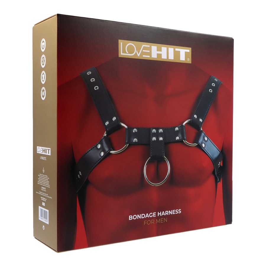 ARNÉS PECHO HOMBRE MOD. 2 VIRGITE LOVE HIT 2 ARNÉS PECHO HOMBRE MOD. 2 VIRGITE LOVE HIT - Imagen 2