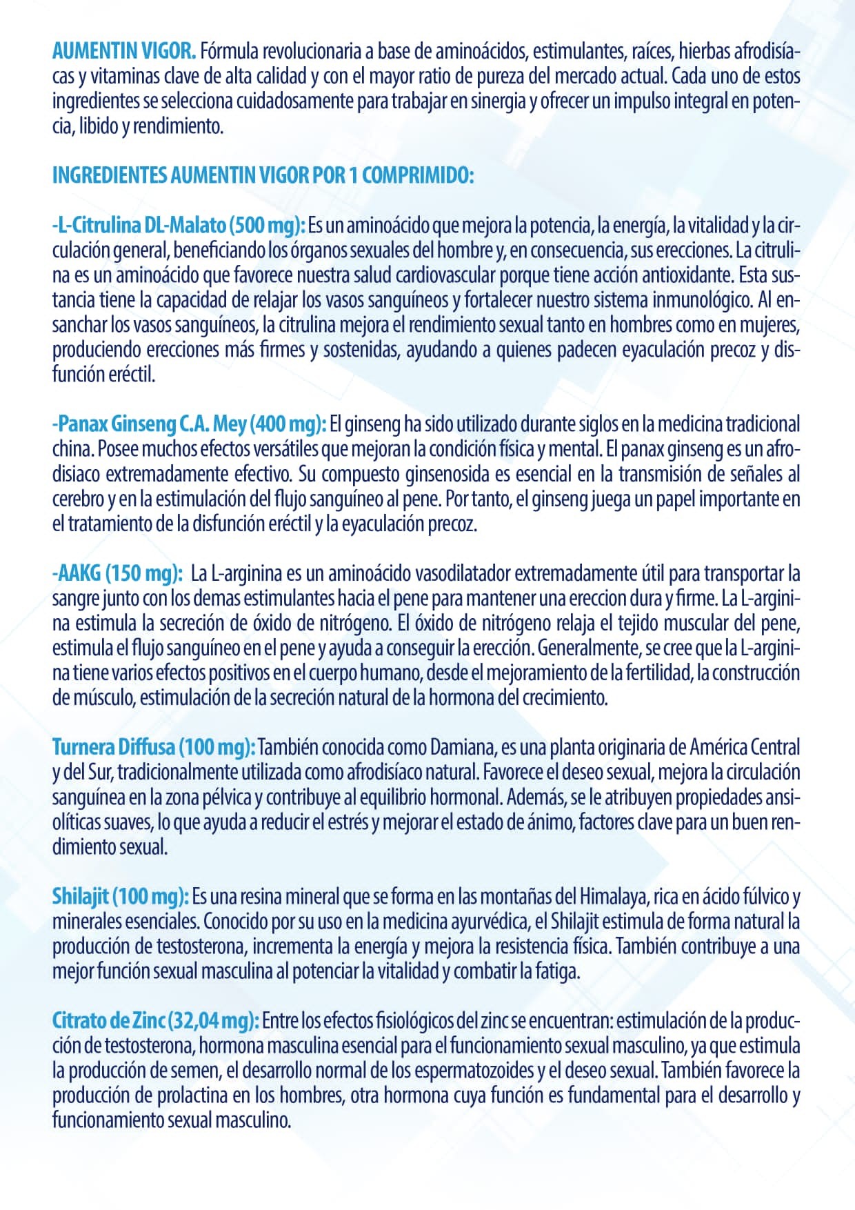 AUMENTIN VIGOR® – Potenciador masculino natural MSR 4 AUMENTIN VIGOR® – Potenciador masculino natural MSR - Imagen 4