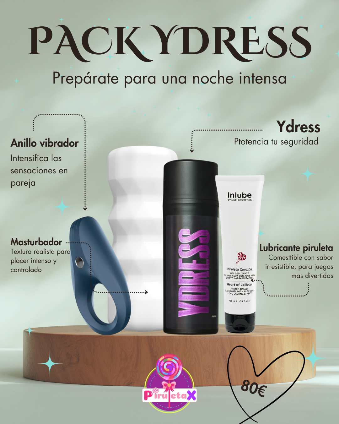 PACK YDRESS LOVE - SAN VALENTIN 2026 1 PACK YDRESS LOVE - SAN VALENTIN 2026